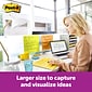 Post-it® Super Sticky Notes, 11" x 11", Bright Yellow, 30 Sheets/Pad, 1 Pad/Pack (BN11)