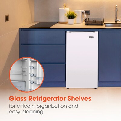 Magic Chef Adjustable Temperature Control Refrigerators, 3.2 Cu. Ft., White (HMAR33WE)