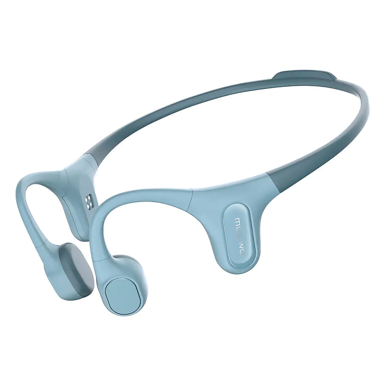 Mojawa Run Plus Wireless Noise Canceling Bone-Conduction Open-Ear Waterproof Headphones, Bluetooth, Blue (RP-BE-GL-01)