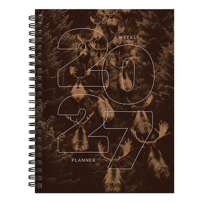 2027 TF Publishing Stampede 6.5 x 8  Weekly & Monthly Standard Planner, Paperboard Cover, Multicolored (27-9204)