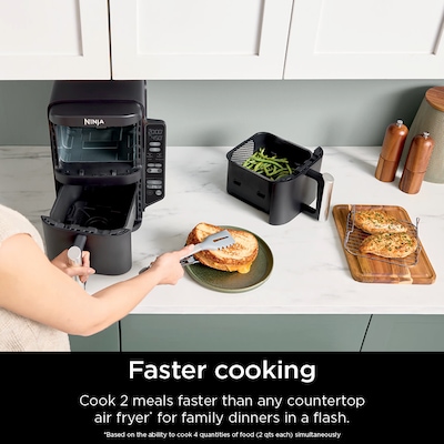 Ninja DoubleStack 8 Qt. 2-Basket Air Fryer (SL201)