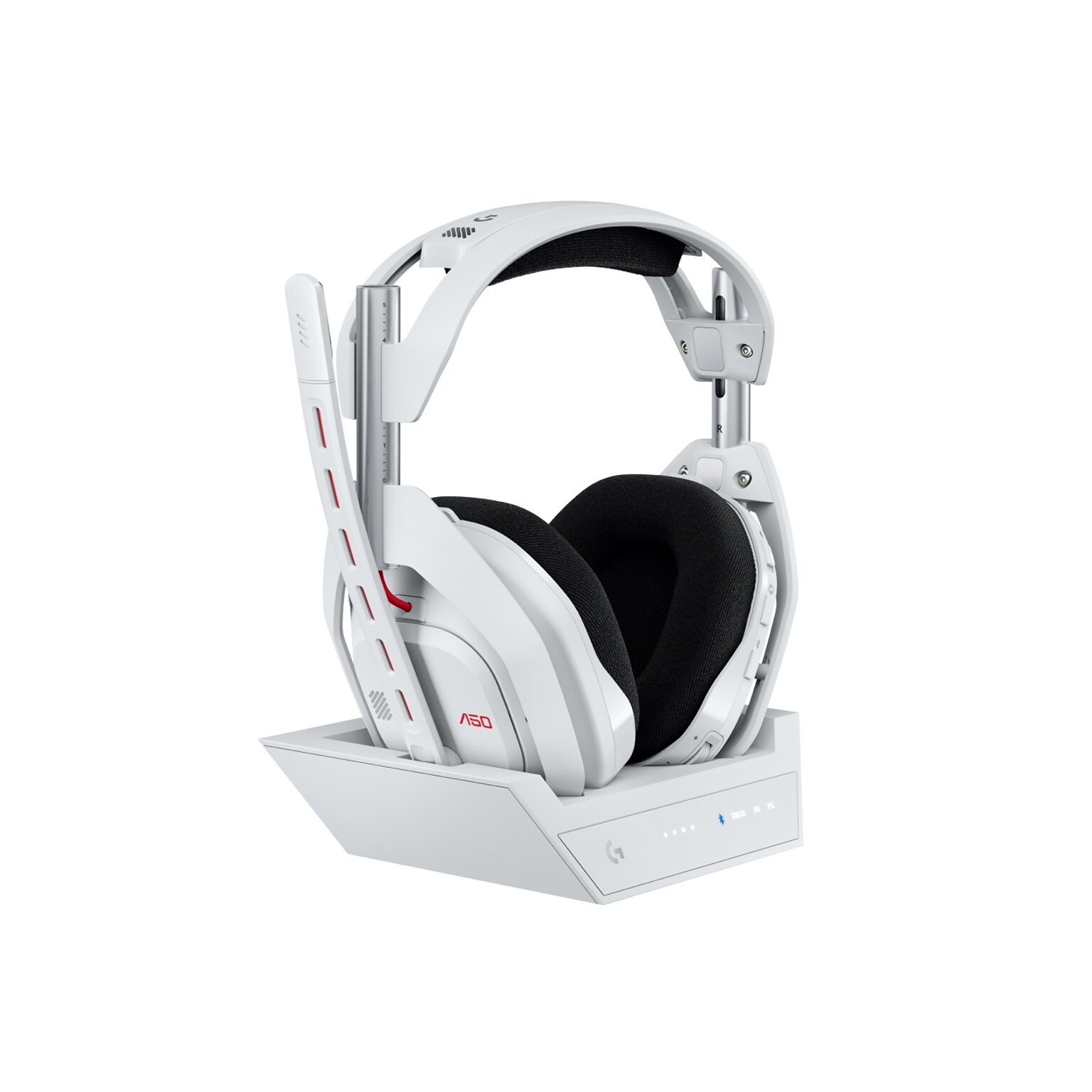 Logitech ASTRO A50 Wireless Noise Canceling Bluetooth Dolby Atmos Gaming Headset, USB-C, White (939-002229)