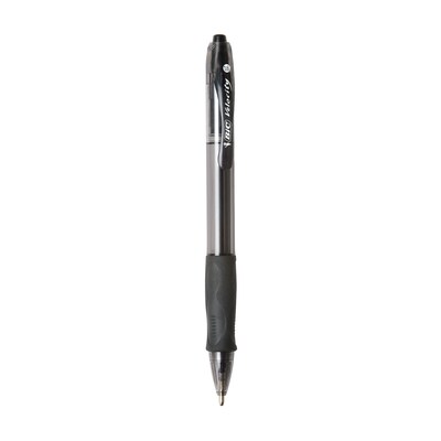 BIC Glide Bold Retractable Ballpoint Pen, Bold Point, Black Ink, 36/Pack (VLGB361BLK)