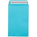 JAM Paper Self Seal Catalog Envelope, 6 x 9, Blue, 100/Pack (187947509D)