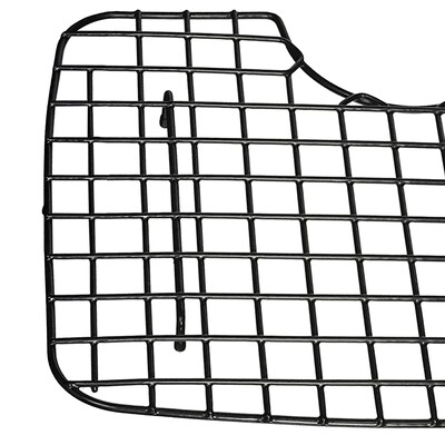 Better Houseware Coated Steel D-Shape Sink Protector, Black (BTH51487E)