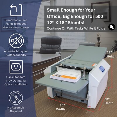 Formax FD 386 Automatic Paper Folder, 500 Sheets (FD386)