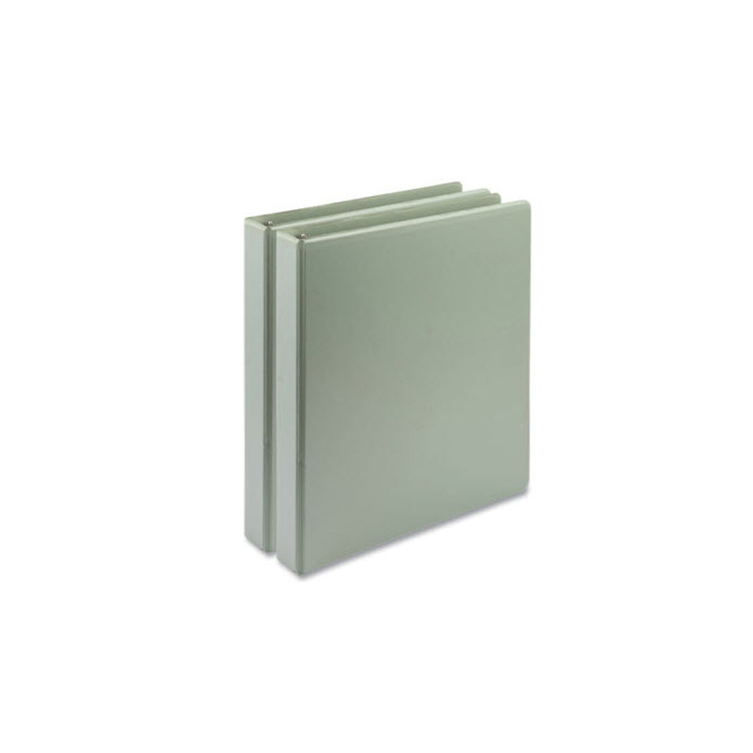 Samsill Earths Choice 1 3 D-Ring View Binder, Sage, 2/Pack (SAMU69342)