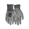MCR Safety Cut Pro Hypermax Fiber/Polyurethane Work Gloves, Medium, A2 Cut Level, Salt-and-Pepper/Gr
