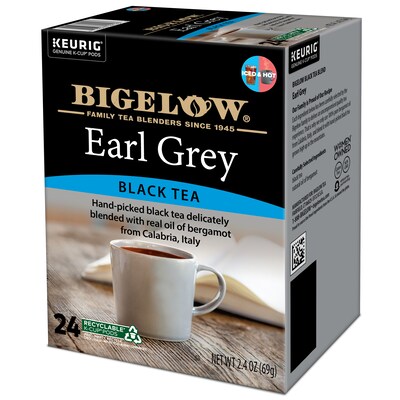 Bigelow Earl Grey Black Tea, Keurig® K-Cup® Pods, 96/Carton (6082CT)