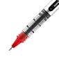 uniball Vision Rollerball Pens, Fine Point, 0.7mm, Red Ink (60139)