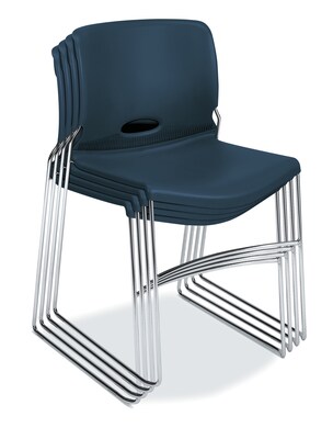 HON Olson High-Density Stacking Chair, Regatta Shell, 4/Pack (H4041.RE.Y)