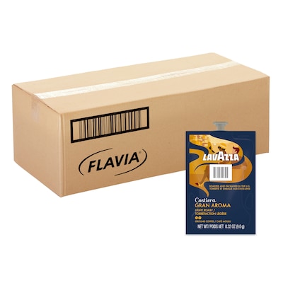 Lavazza Gran Aroma Citrus Coffee Flavia Freshpacks, Light Roast, 76/Carton (48087)