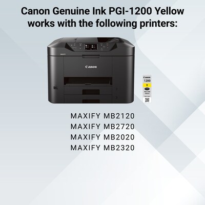 Canon PGI-1200 Yellow Standard Yield Ink Cartridge (9234B001)