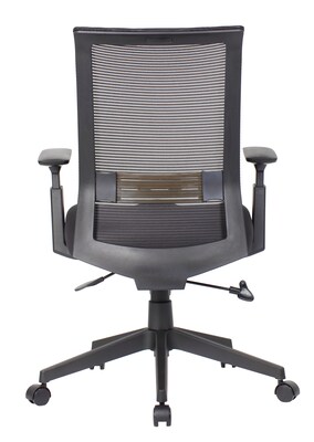 Boss Office Products Ergonomic Mesh Swivel Task Chair, Black (B6568-BK)