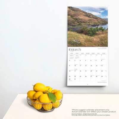 2025 BrownTrout Rocky Mountain Wilderness 12" x 12" Monthly  Wall Calendar (9781975475628)