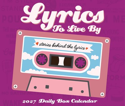 2027 Willow Creek Lyrics to Live By 5.4" x 6.2" Day-to-Day Calendar (63583)