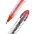 uniball Vision Elite Rollerball Pens, Bold Point, 0.8mm, Red Ink (69023)