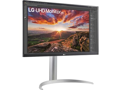 LG 27" 4K Ultra HD LED Monitor, Silver (27BP85UN-W)