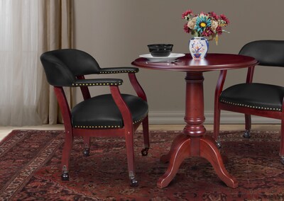 Regency Prestige 30" Queen Anne Dining Table, Mahogany (TVCTR30MH)