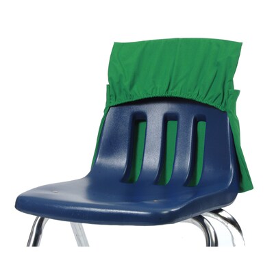 Seat Sack Seat Storage, 18 x 10.25 x 8.5, Green, 25/Pack (01192)