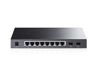 TP-Link JetStream 8-Port Gigabit PoE Smart Switch, 10/100/1000 Mbps, Black (SG2210P)