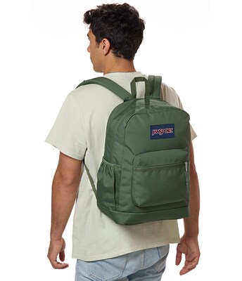 JanSport Cross Town Laptop Backpack, Small, Cargo Green (JS0A7ZNZKM1)