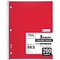 Mead 5-Subject Subject Notebooks, 8.5" x 11", College Ruled, 200 Sheets, Each (06780)