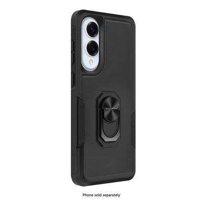 SaharaCase Raider Series Kickstand Phone Case for Samsung Galaxy S25 Edge, Shock Absorbing, Scorpion Black (CP00835)