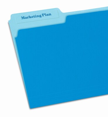 Avery Sure Feed Laser/Inkjet File Folder Labels, 2/3" x 3-7/16", Glossy Clear, 450 Labels/Pack (5029)
