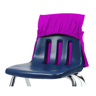 Seat Sack Seat Storage, 18 x 10.25 x 8.5, Purple, 25/Pack (01195)