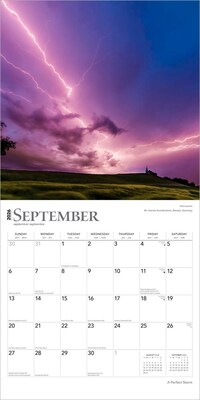 2026 BrownTrout A Perfect Storm 12" x 12" Monthly Wall Calendar (9798330702008)