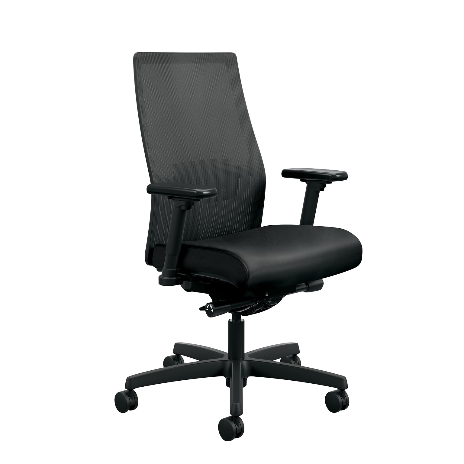HON Ignition 2.0 Mesh/Fabric Computer and Desk Chair, Black (HONI2M2AMLC10TK)