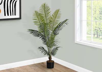 Monarch Specialties Inc. 57" Artificial Palm Tree in Pot (I 9536)