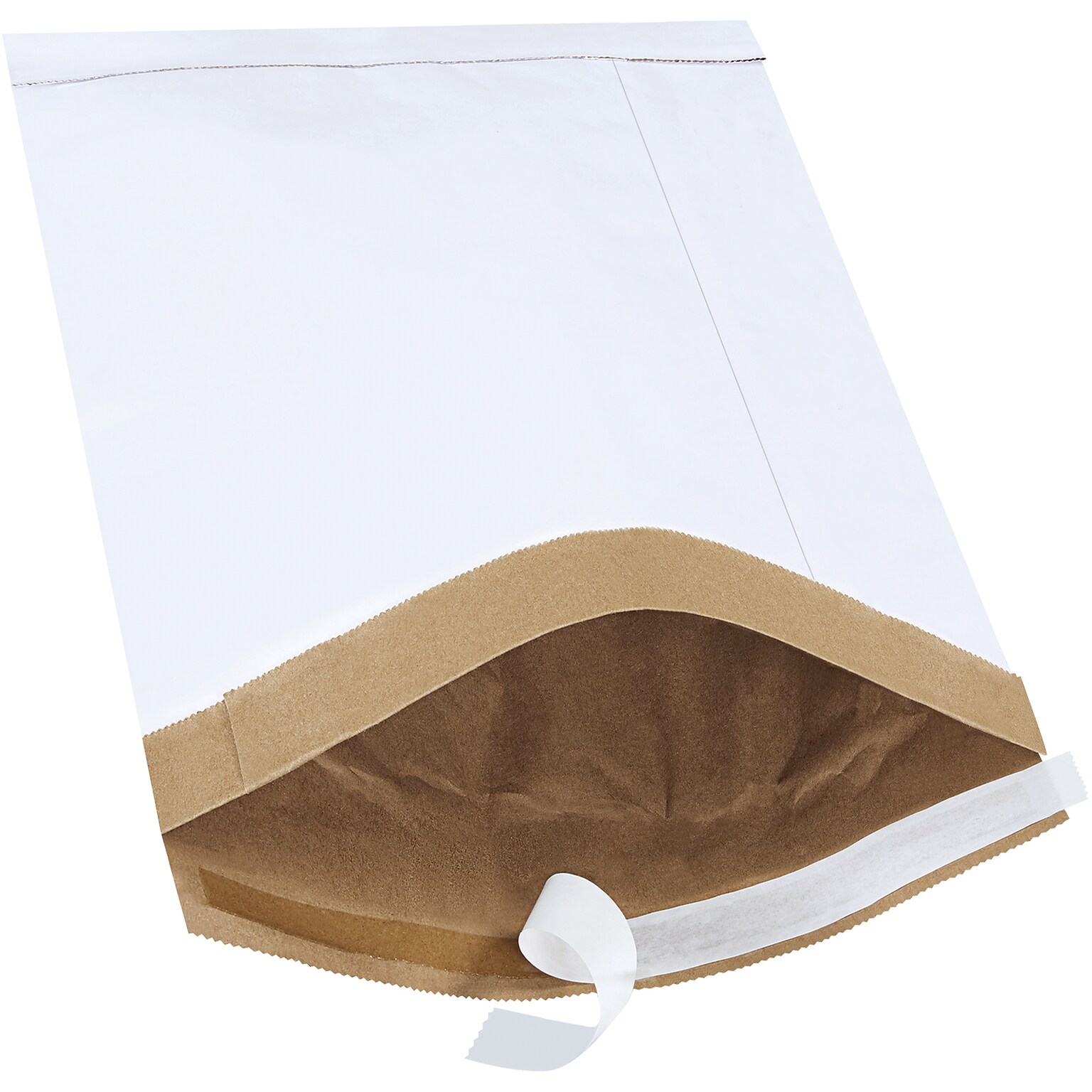 9.5 x 13.5 Self-Sealing Padded Mailer, #5, White, 100/Carton (B807WSS)