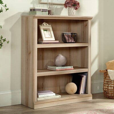 Sauder Select 44H 3-Shelf Bookcase, Pacific Maple (434825)