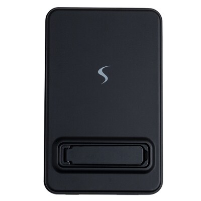 Scapade MagPower Max Magnetic Wireless Qi 10,000-mAh v2.0 Portable Power Bank, Black (S-PBQ10K)