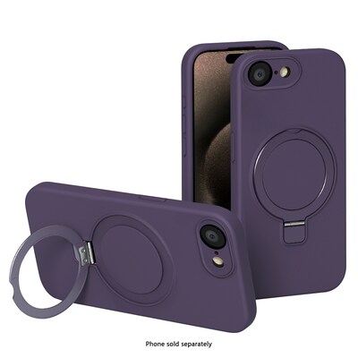 SaharaCase Venture Series Silicone Phone Case for iPhone 16e, Shock Absorbing, Shadow Purple (CP00812)
