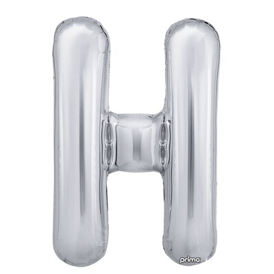 Party City (Air-Filled) 16 H Foil Balloon, Silver, 2/Pack (AM60050272-18)