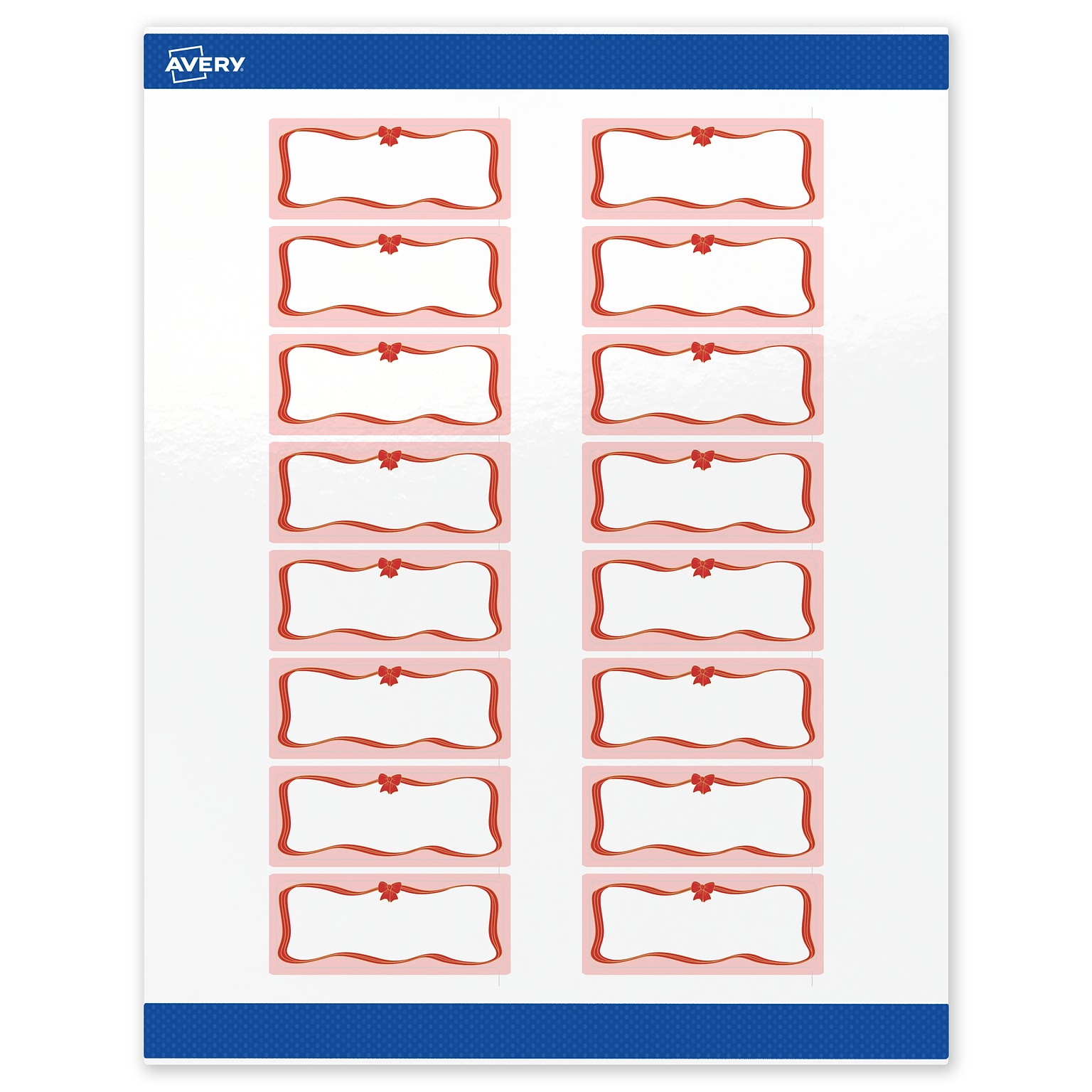 Avery Rectangle Multipurpose Labels, 1 x 2-5/8, White, 160/Pack (19479370571)