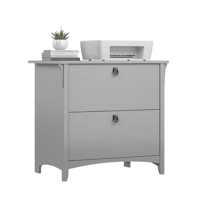 Bush Furniture Salinas Lateral File Cabinet, Cape Cod Gray (SAF132CG-03)
