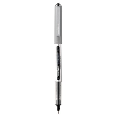 uni-ball Vision Rollerball Pens, Fine Point, 0.7mm, Black Ink, Dozen (60126)