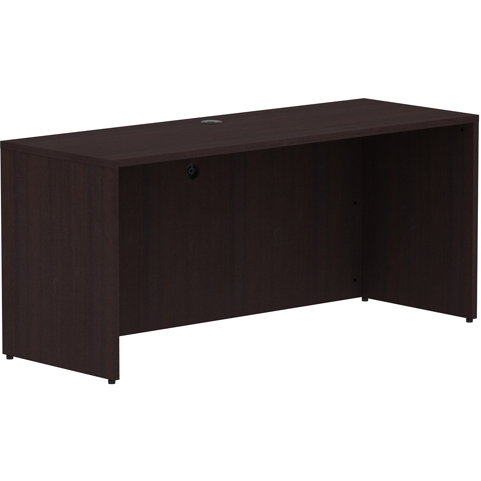 Lorell Essentials Series 66 W Credenza Shell, Espresso (LLR18265)
