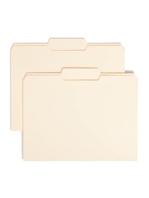 Smead File Folders, 1/3-Cut Tab, Letter Size, Manila, 100/Box (10332)