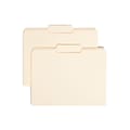 Smead File Folders, 1/3-Cut Tab, Letter Size, Manila, 100/Box (10332)