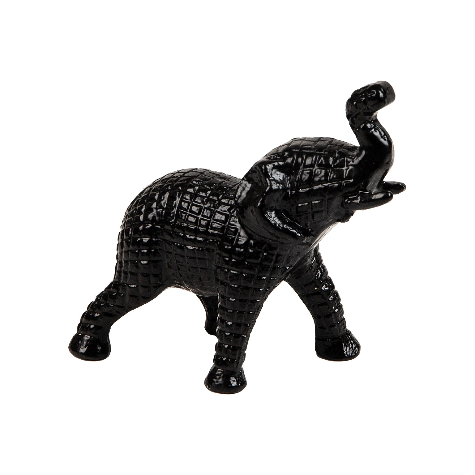 Mind Reader Lucky Wealth Elephant Figurine, Black (ELEPHANT-BLK)