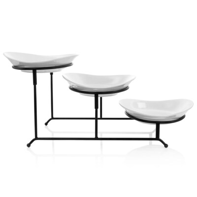 Elama Porcelain Serving Tray, 3 Trays (937116786M)