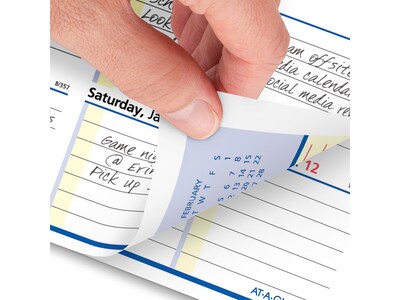 2025 AT-A-GLANCE QuickNotes Flip-A-Week 7" x 5.5" Weekly Desk Calendar Refill, Multicolor (SW706-50-25)