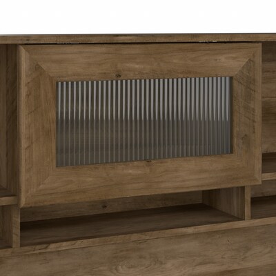 Bush Furniture Cabot 60"W Desktop Hutch, Reclaimed Pine (WC31531)