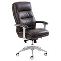 Beautyrest Platinum Sofil Bonded Leather Executive Chair, Brown (49404BR)
