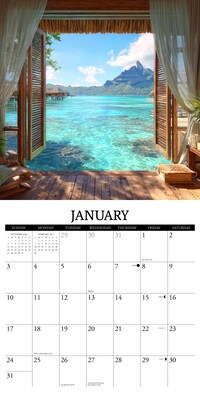 2027 Willow Creek Out of Office: Scenic Views for the Weekly Blues  12" x 12" Monthly Wall Calendar (61633)